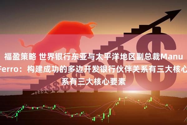 福盈策略 世界银行东亚与太平洋地区副总裁Manuela Ferro：构建成功的多边开发银行伙伴关系有三大核心要素