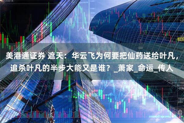 美港通证券 遮天：华云飞为何要把仙药送给叶凡，追杀叶凡的半步大能又是谁？_萧家_命运_传人